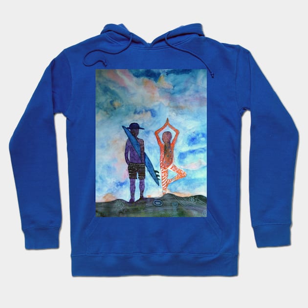 Surf and Yoga Hoodie by Manitarka